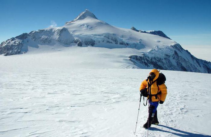 Највиша тачка на Антарктику. Карактеристике рељефа најхладнијег континента